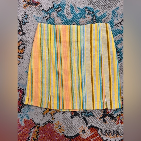 Love On A Hanger Striped Mini Skirt - Picture 1 of 4